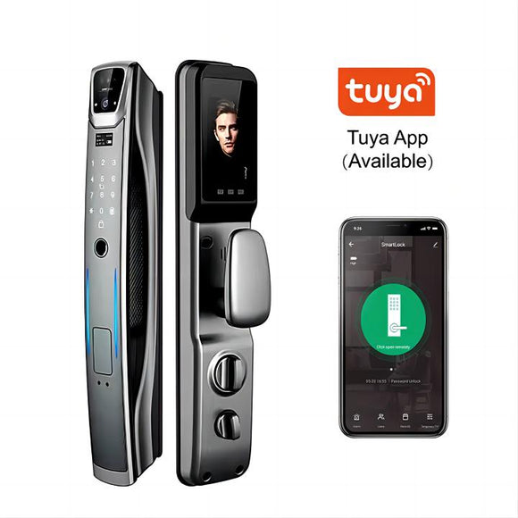 TUYA-WIFI COMPATIBLE 3D FACE RECOGNITION DOOR LOCK